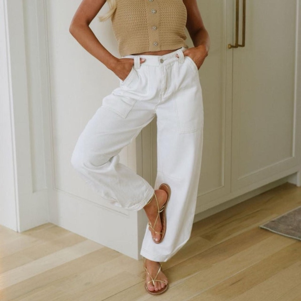 These Three Boutique Wide Leg Jeans